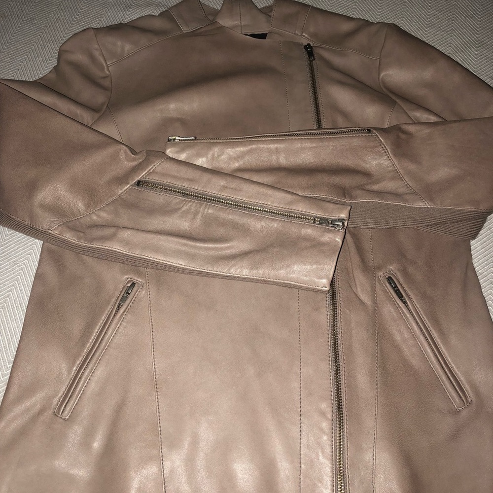 Halogen Leather Jacket - image 3